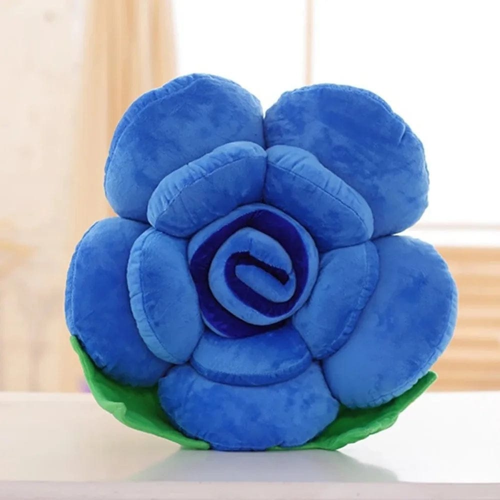 Coussin fleur rose | Dreamy Sloth® Bleu / 15x15 cm