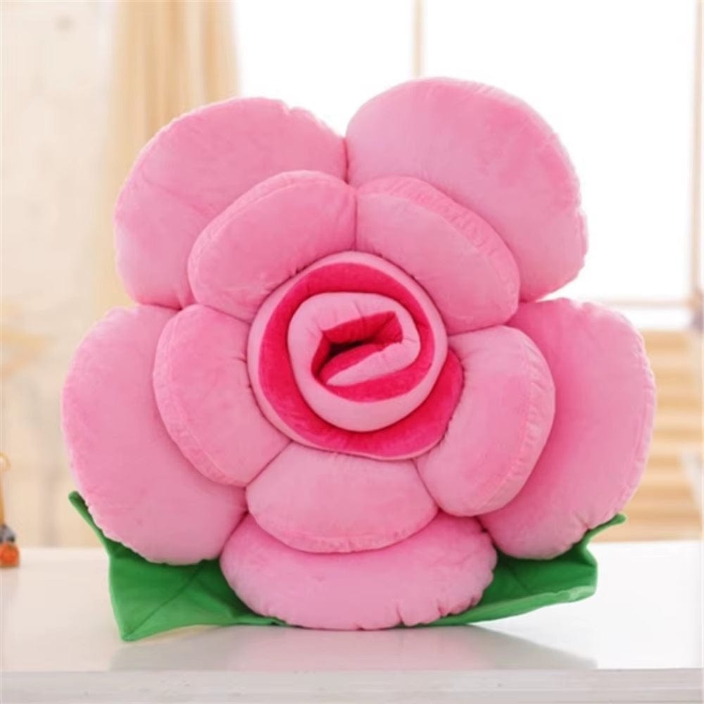 Coussin fleur rose | Dreamy Sloth® Rose / 15x15 cm