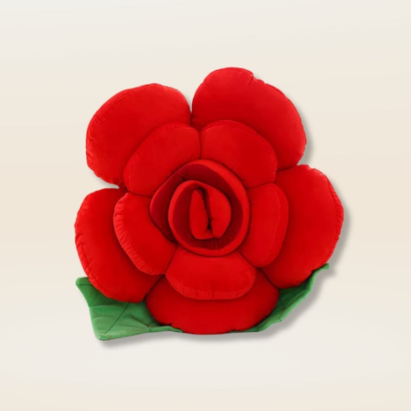 Coussin fleur rose | Dreamy Sloth® Rouge / 15x15 cm