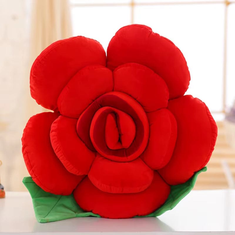 Coussin fleur rose | Dreamy Sloth® Rouge / 15x15 cm