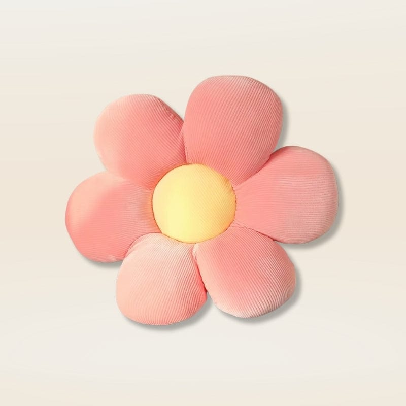 Coussin fleuri| Dreamy Sloth® Rose / 40x40 cm
