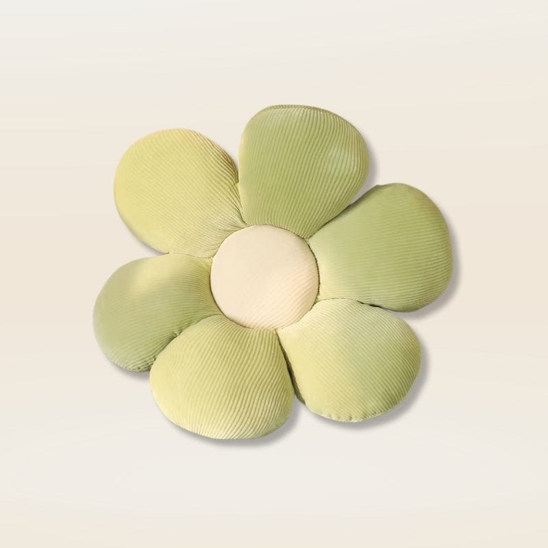 Coussin fleuri| Dreamy Sloth® Vert / 40x40 cm