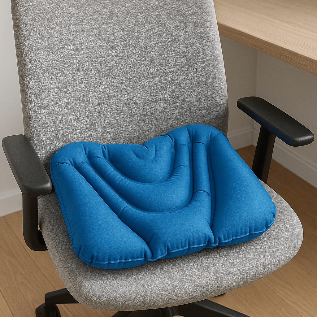 Coussin lombaire gonflable | Dreamy Sloth® Bleu / 30x44 cm