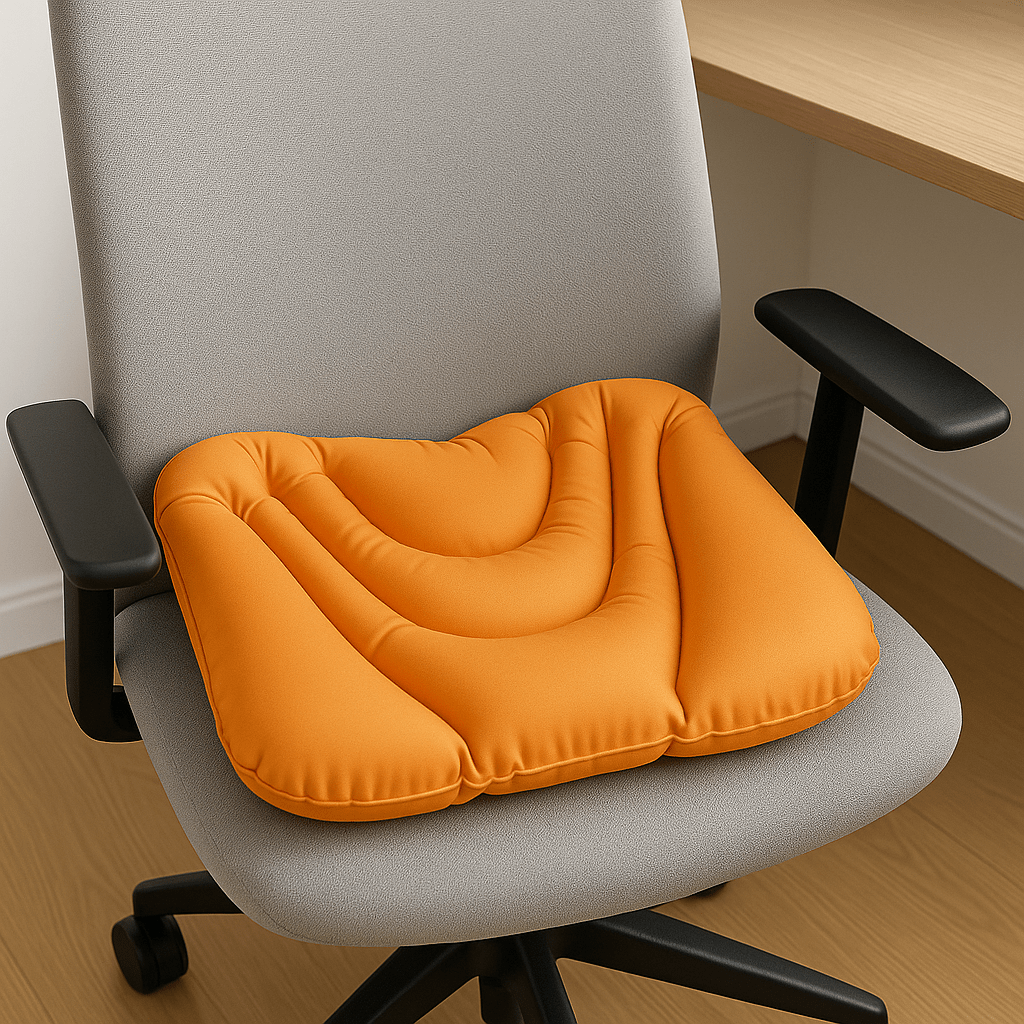 Coussin lombaire gonflable | Dreamy Sloth® Orange / 30x44 cm