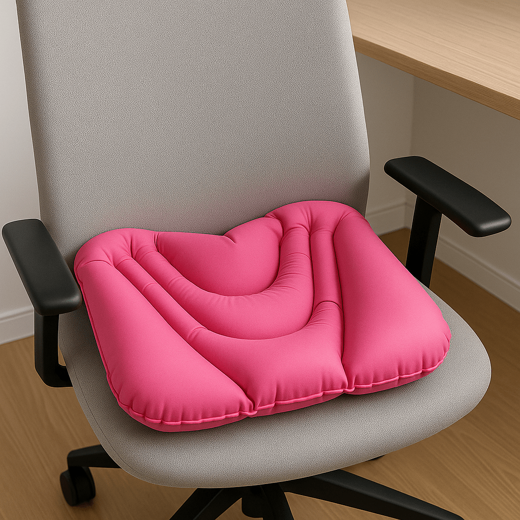 Coussin lombaire gonflable | Dreamy Sloth® Rose / 30x44 cm