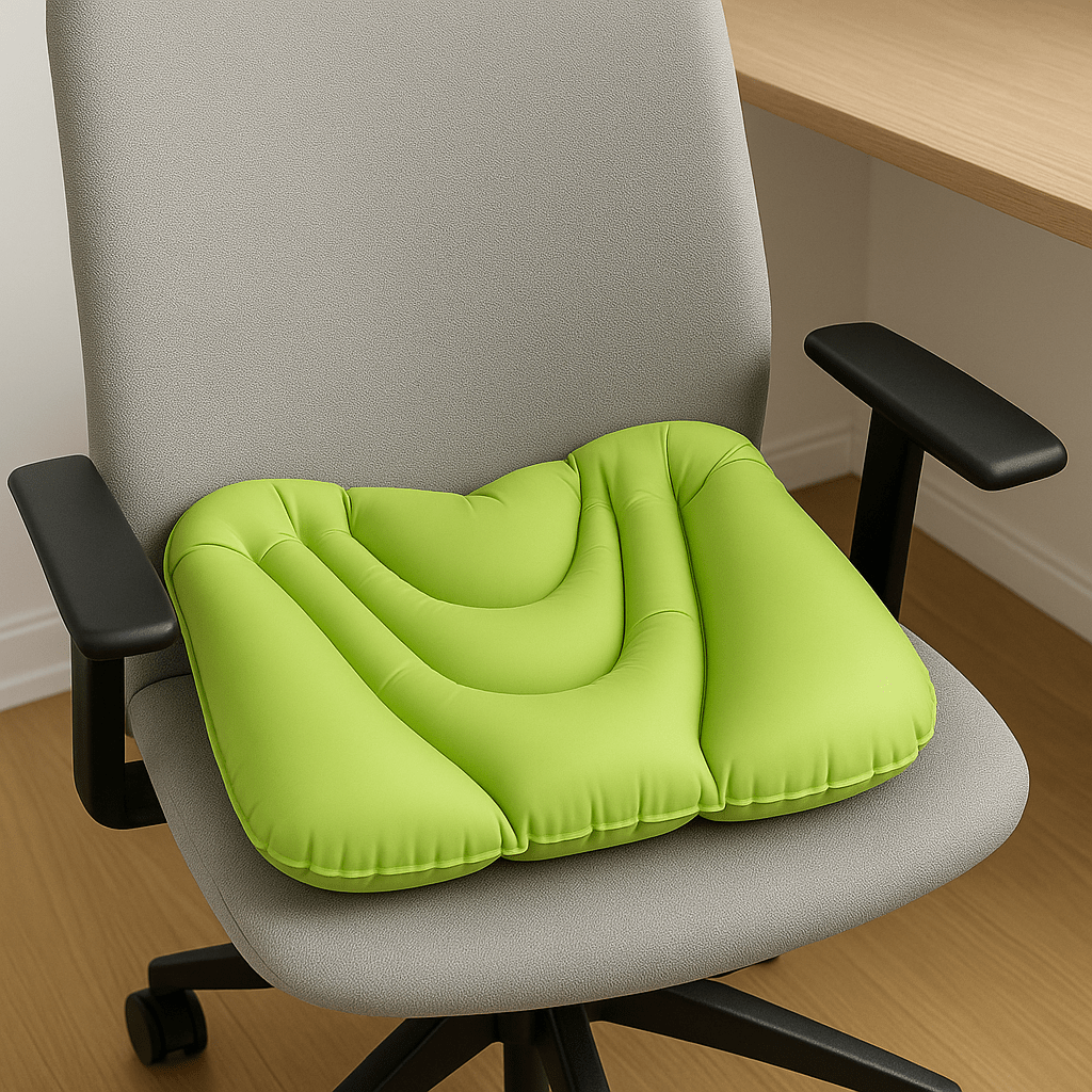 Coussin lombaire gonflable | Dreamy Sloth® Vert / 30x44 cm