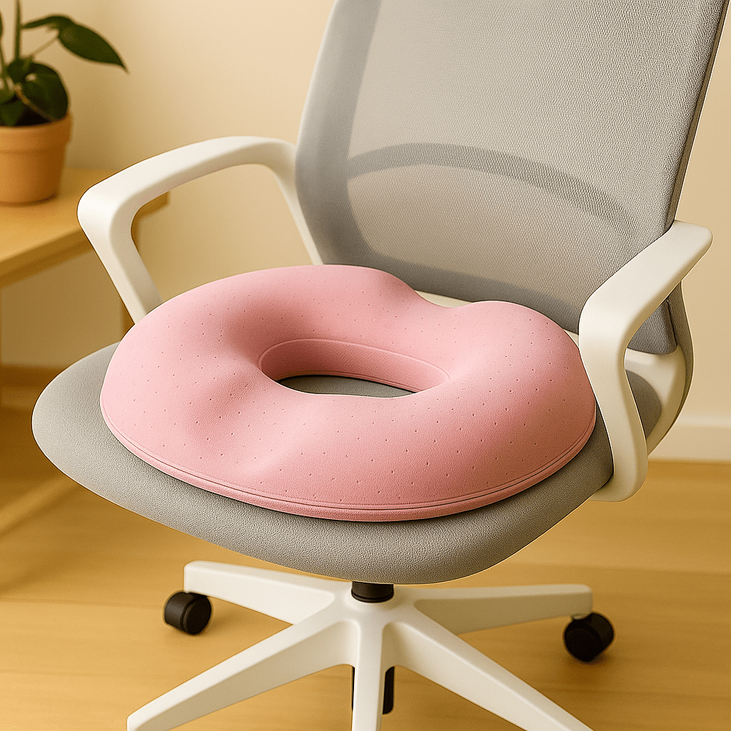 Coussin lombaire memoire de forme | Dreamy Sloth® Rose / 40x40 cm