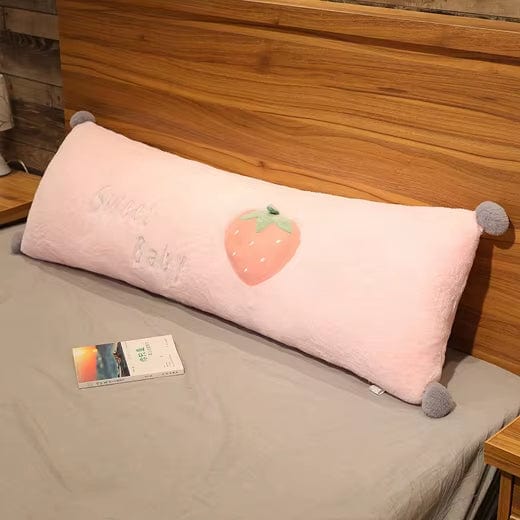 Coussin long lit | Dreamy Sloth® Rose / 60 cm