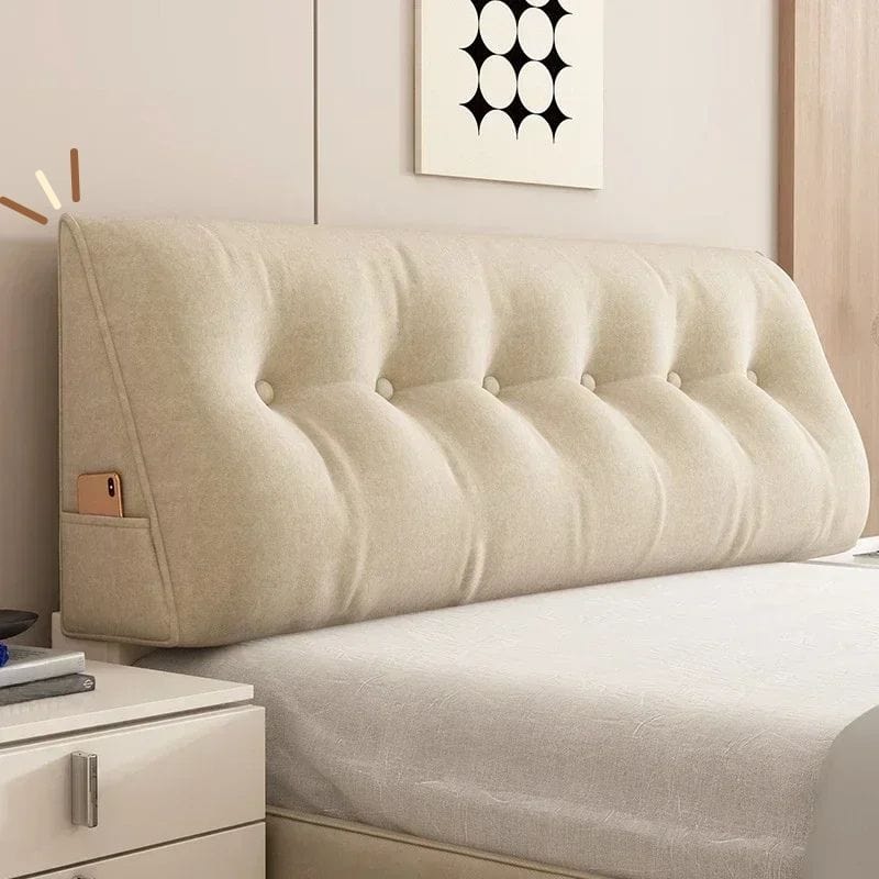 Coussin long tête de lit | Dreamy Sloth® Beige / 60x50x20 cm