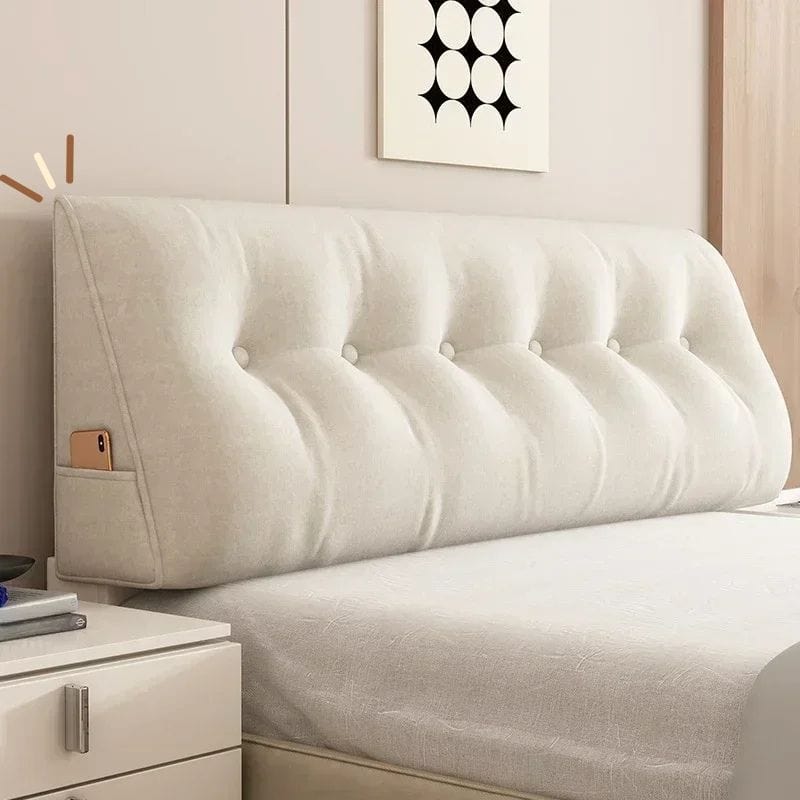 Coussin long tête de lit | Dreamy Sloth® Blanc / 60x50x20 cm
