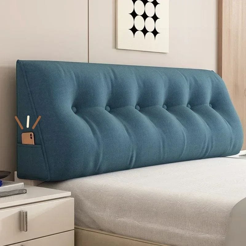 Coussin long tête de lit | Dreamy Sloth® Bleu / 60x50x20 cm