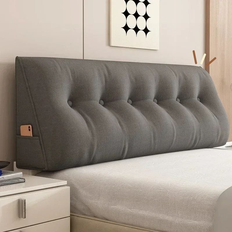 Coussin long tête de lit | Dreamy Sloth® Gris / 60x50x20 cm