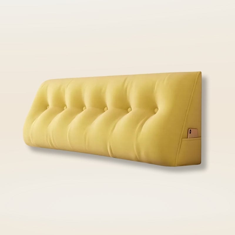Coussin long tête de lit | Dreamy Sloth® Jaune / 60x50x20 cm