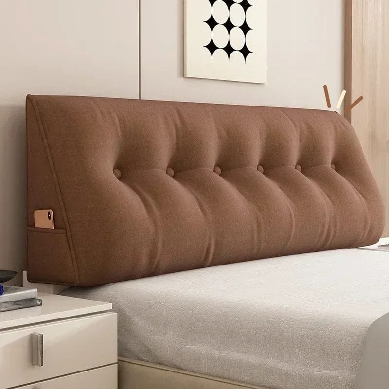 Coussin long tête de lit | Dreamy Sloth® Marron / 60x50x20 cm
