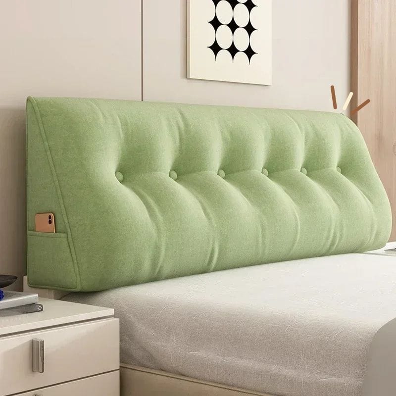 Coussin long tête de lit | Dreamy Sloth® Vert / 60x50x20 cm