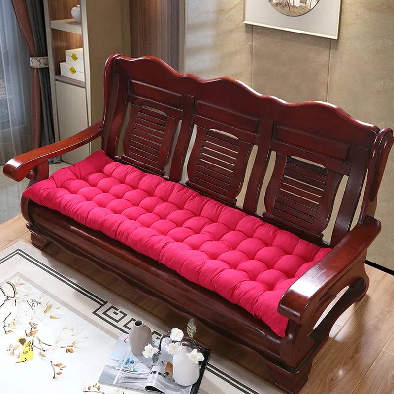 Coussin matelassé pour banquette | Dreamy Sloth® Rose / 53x53 cm