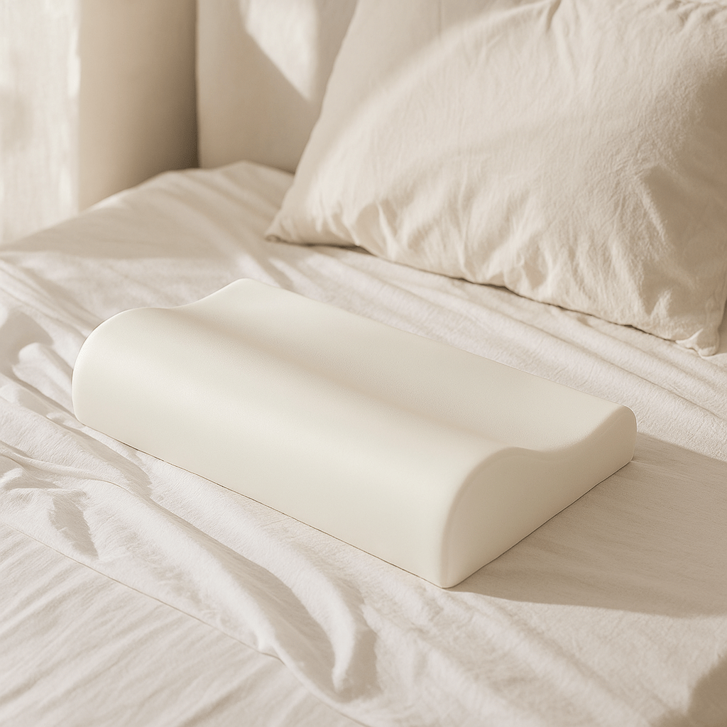 Coussin mémoire de forme cervicales | Dreamy Sloth® Blanc / 40x25 cm