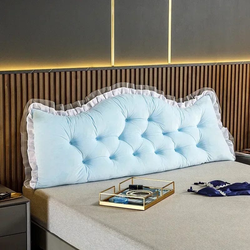 Coussin mural tete de lit | Dreamy Sloth® Bleu clair / 90x50 cm