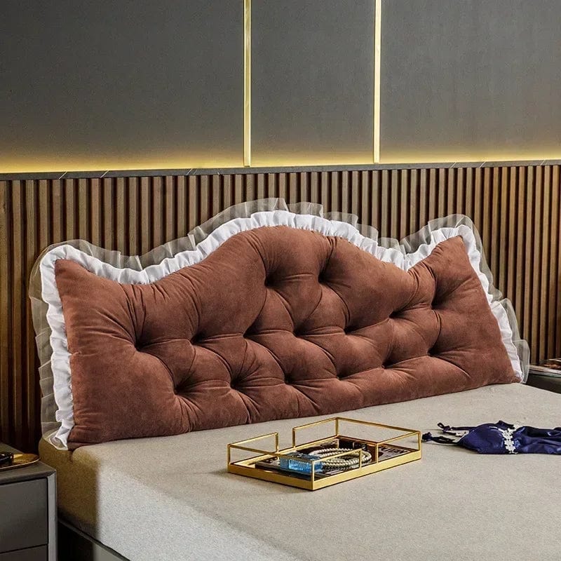Coussin mural tete de lit | Dreamy Sloth® Marron / 90x50 cm