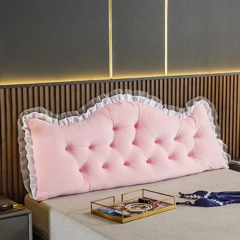 Coussin mural tete de lit | Dreamy Sloth® Rose pastel / 90x50 cm