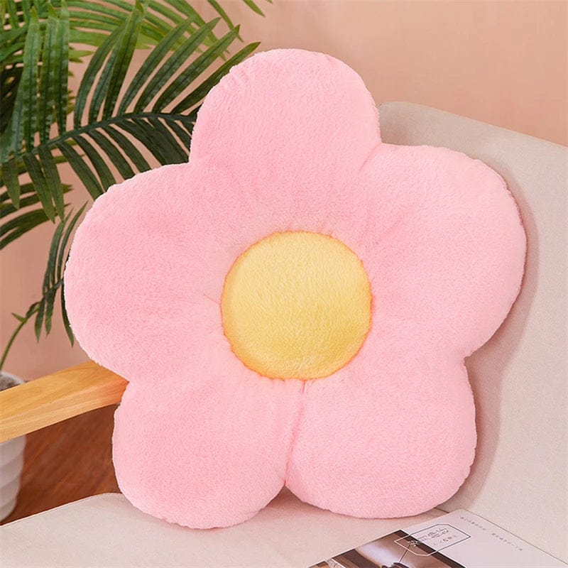Coussin petite fleur | Dreamy Sloth® Rose pastel / 35x35 cm