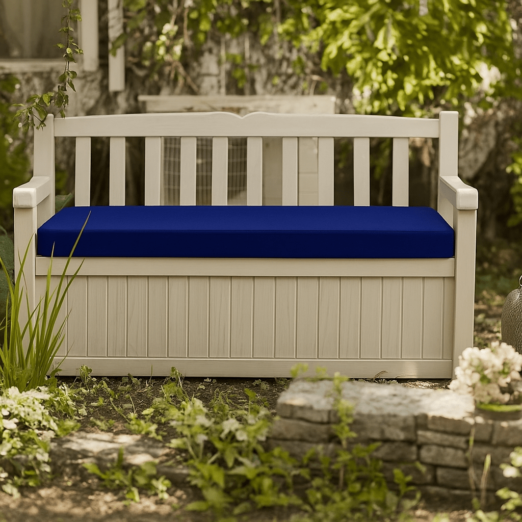 Coussin pour banquette | DreamySloth® Bleu / 107x46 cm