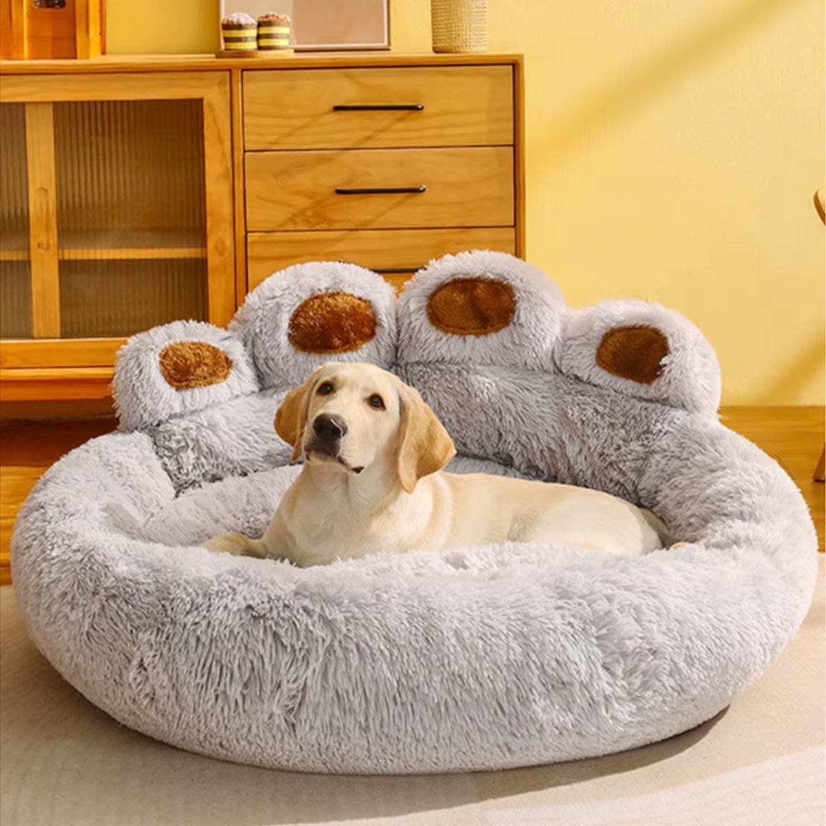 Coussin pour chien apaisant| Dreamy Sloth® Gris / 50 cm