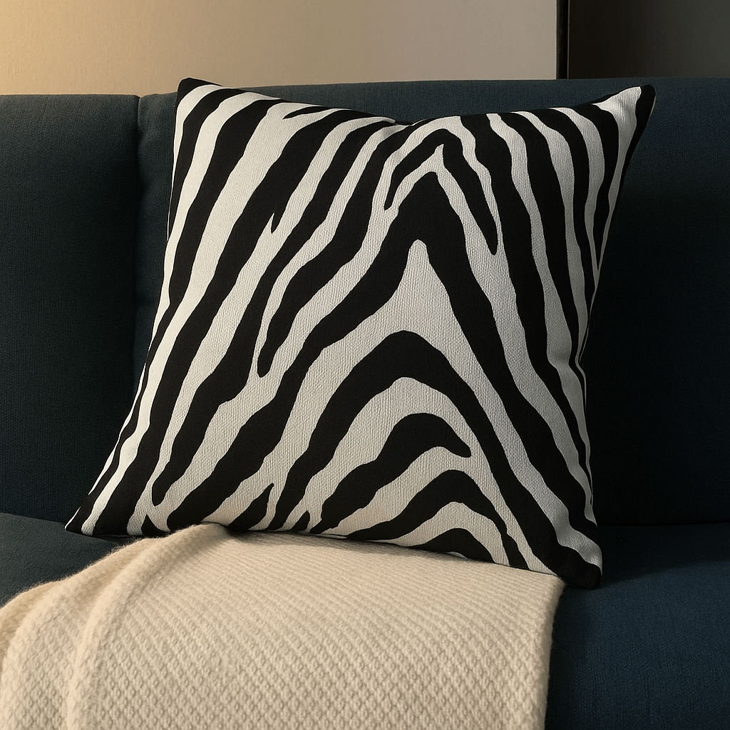 Coussin pour dossier canapé | DreamySloth® Noir / 45x45 cm