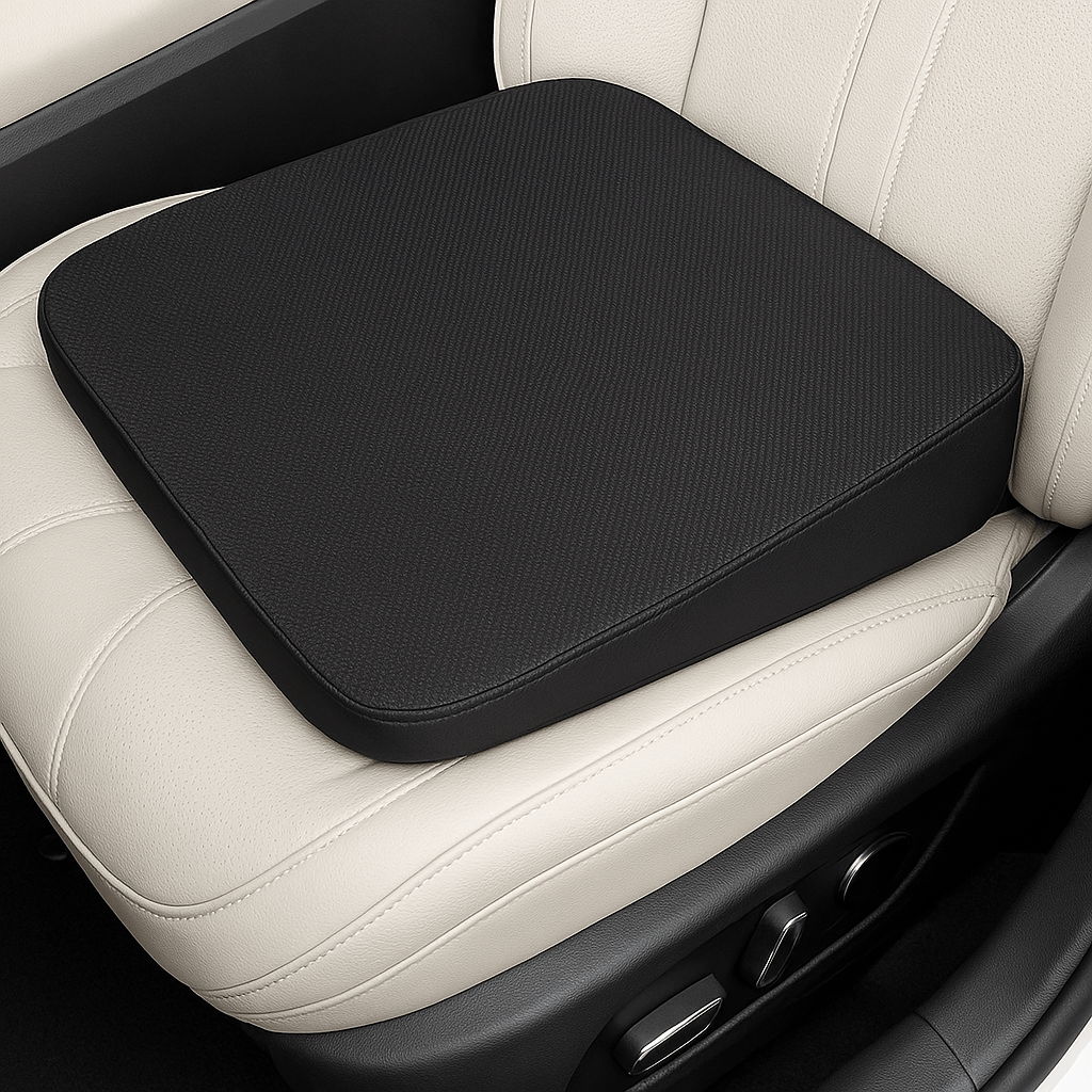 Coussin pour la voiture | Dreamy Sloth® Noir / 36x41x6 cm