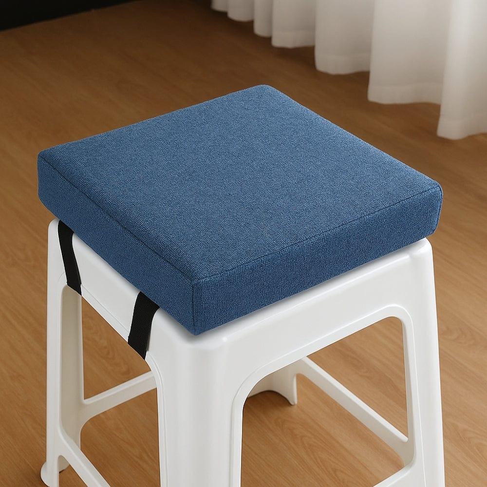 Coussin pour tabouret | Dreamy Sloth® Bleu / 30x30 cm