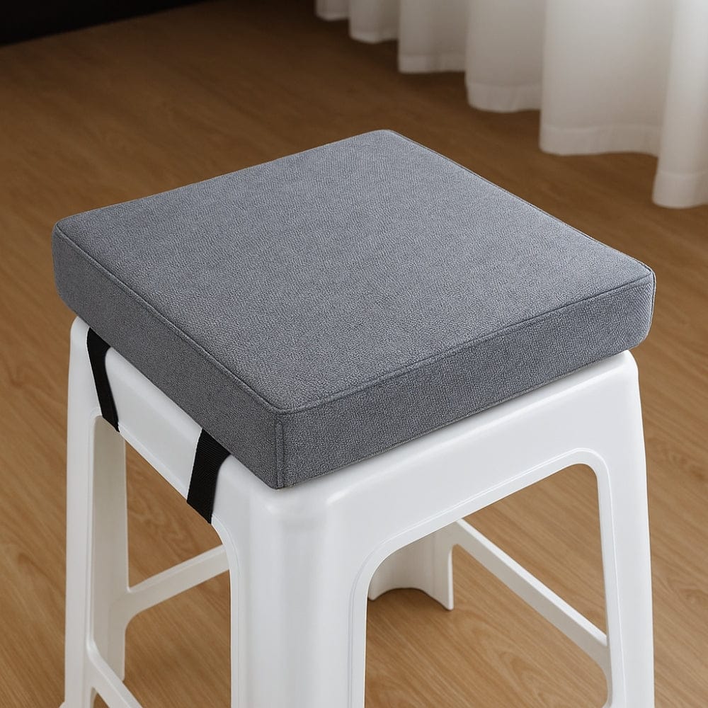 Coussin pour tabouret | Dreamy Sloth® Gris / 30x30 cm
