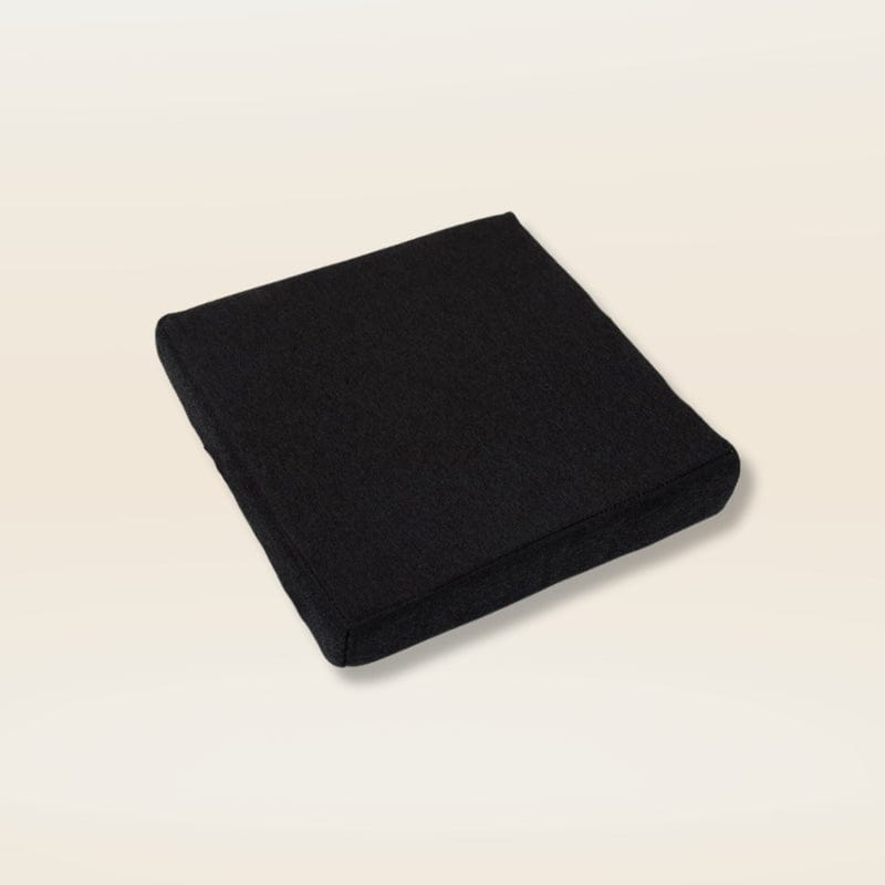 Coussin pour tabouret | Dreamy Sloth® Noir / 30x30 cm