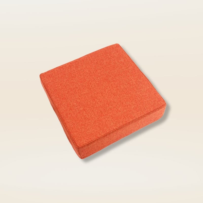 Coussin pour tabouret | Dreamy Sloth® Orange / 30x30 cm