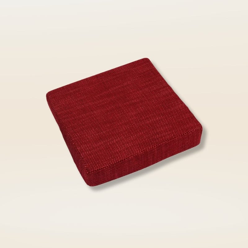 Coussin pour tabouret | Dreamy Sloth® Rouge / 30x30 cm