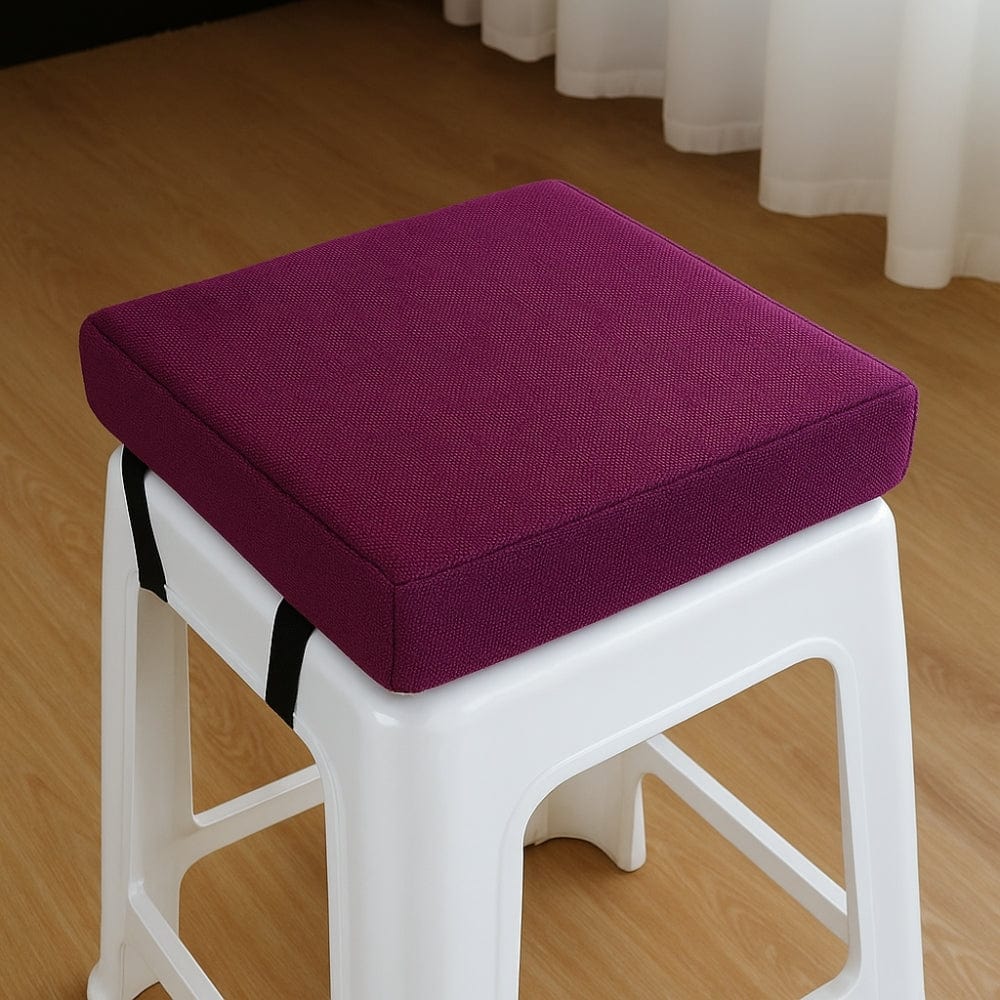 Coussin pour tabouret | Dreamy Sloth® Violet / 30x30 cm