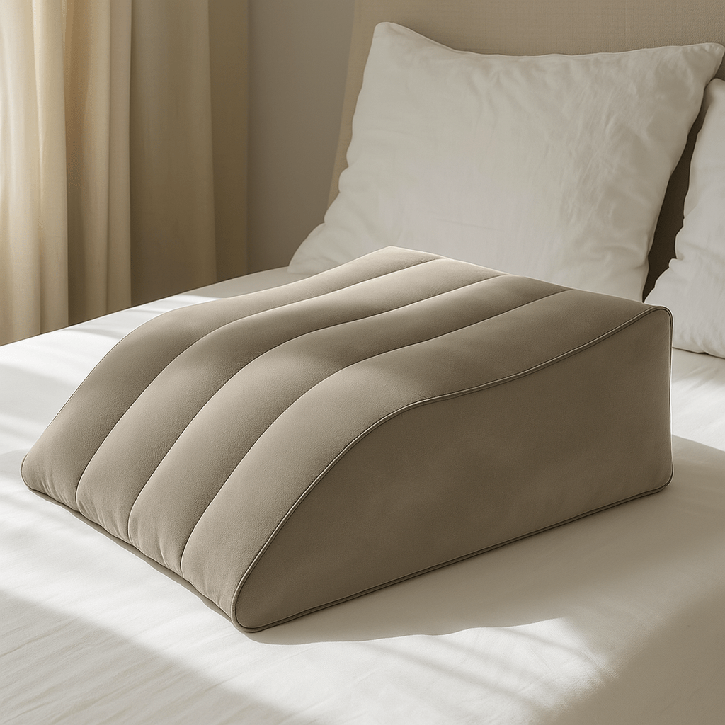 Coussin relève jambes gonflable | Dreamy Sloth® Gris / 63x50 cm