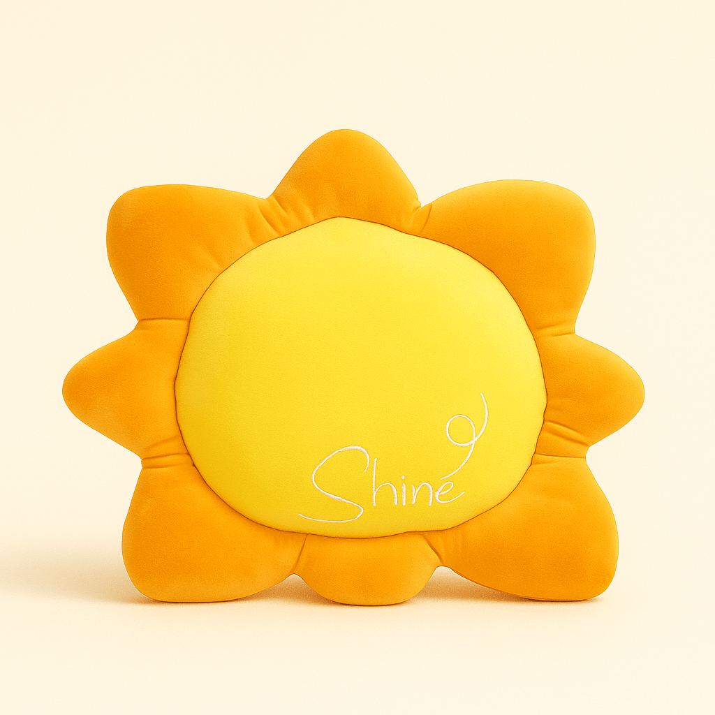 Coussin soleil | Dreamy Sloth® Jaune