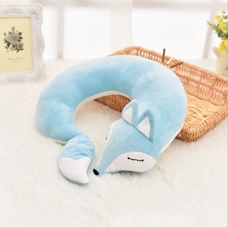 Coussin spécial cervical | Dreamy Sloth® Bleu / 28x28 cm