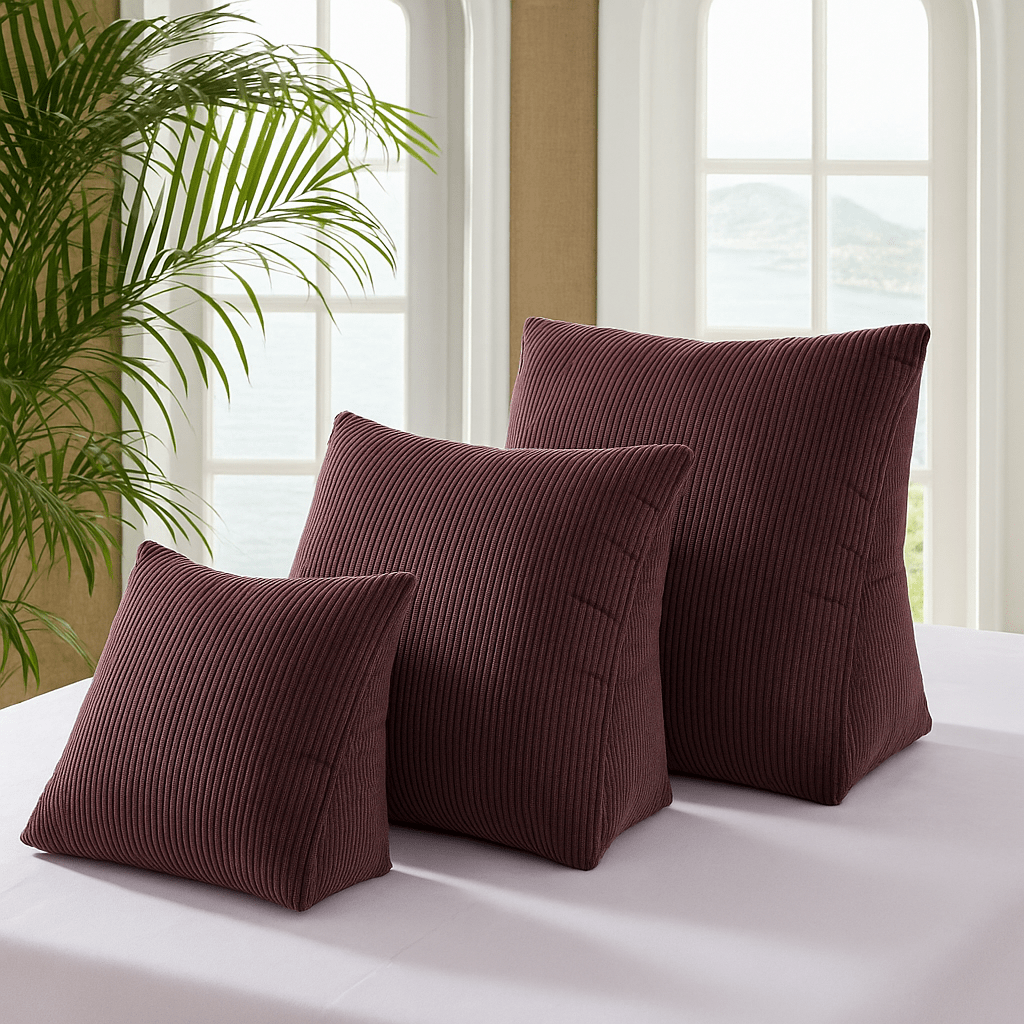 Coussin triangle | Dreamy Sloth® Marron / 40x36 cm