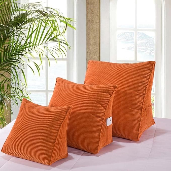Coussin triangle | Dreamy Sloth® Orange / 40x36 cm