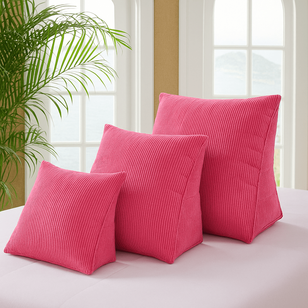 Coussin triangle | Dreamy Sloth® Rose / 40x36 cm