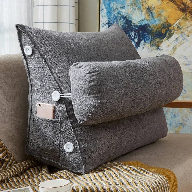 Coussin triangulaire | Dreamy Sloth® Gris
