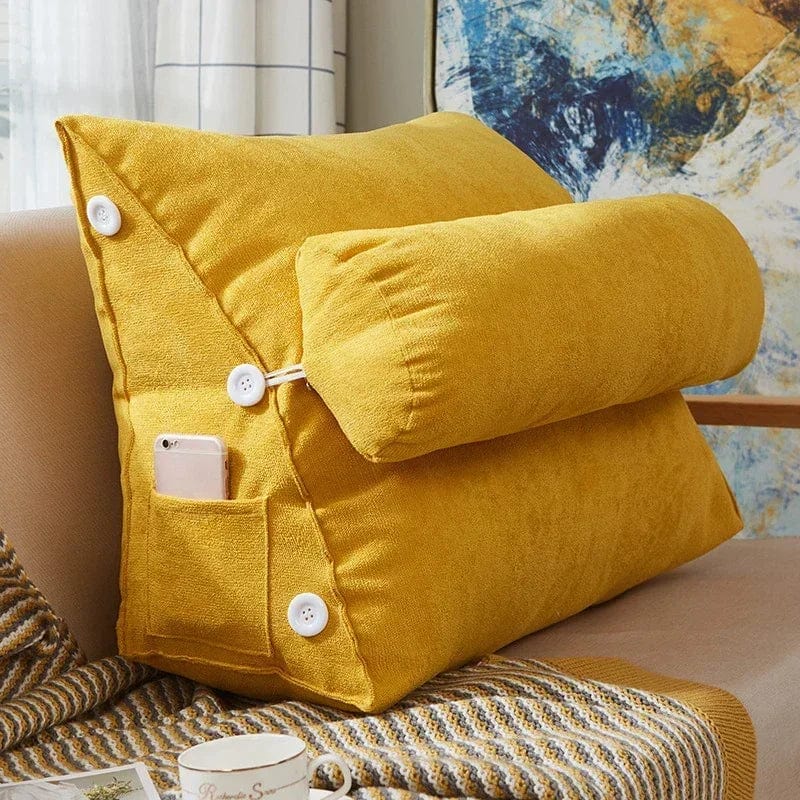 Coussin triangulaire | Dreamy Sloth® Jaune