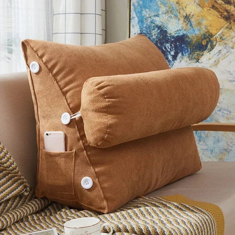 Coussin triangulaire | Dreamy Sloth® Marron