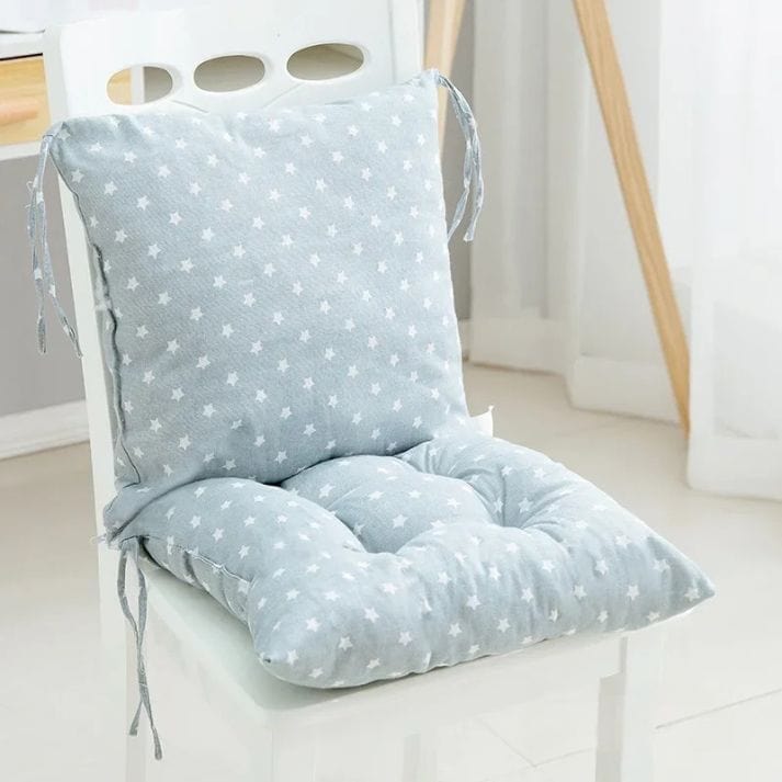 Coussins de chaises épais | DreamySloth® Bleu clair / 40x40 cm