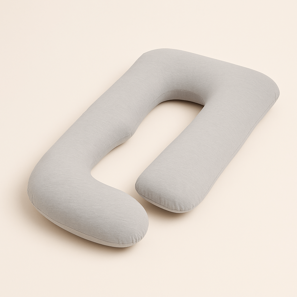 Grand coussin de grossesse | DreamySloth® Gris / 145x70 cm