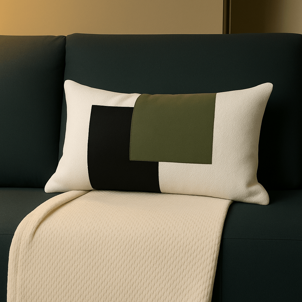Grand coussin pour canapé | DreamySloth® Vert / 30x50 cm