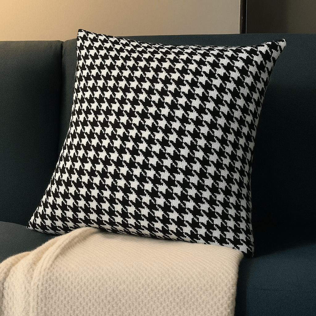 Gros coussin canapé | DreamySloth® Noir / 45x45 cm