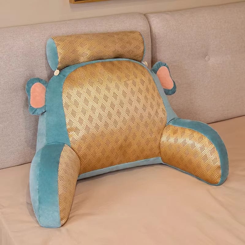 Gros coussin de lecture | Dreamy Sloth® Bleu / 35x60x20 cm