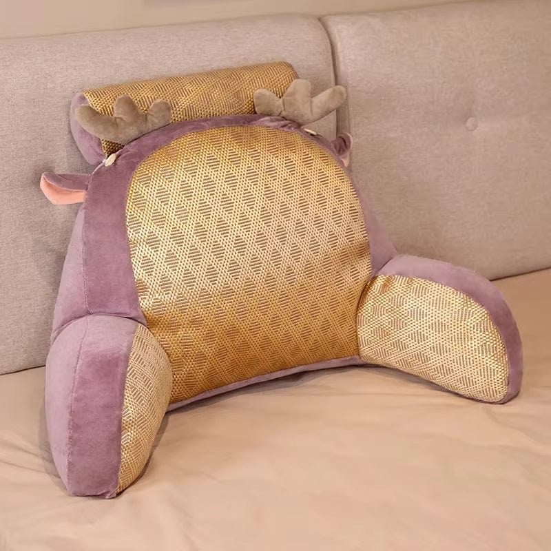 Gros coussin de lecture | Dreamy Sloth® Violet / 35x60x20 cm